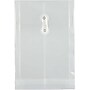 JAM Paper Premium Plastic Filing Envelope with Button & String Closure, Clear, 3/Pack (472B1CLX3)~#|#~8D225C9E-2473-4F07-858372639EAA6E4B_sc7