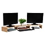 Mind Reader Adjustable Dual Monitor Stand, Up to 44 lbs., Brown (MDFMOND-BRN)~#|#~8D2AC11D-18CD-4802-8A5223600BB09F2E_sc7