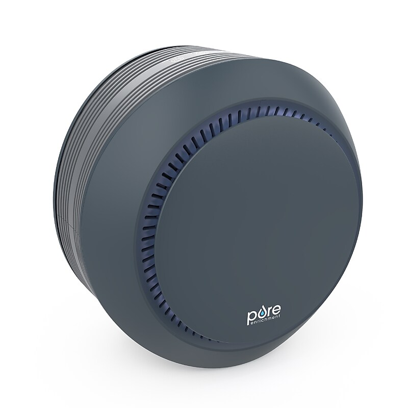 Pure Enrichment PureZone Halo True HEPA Air Purifier, Graphite (PEAIRDSK-G) image 1