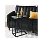 Household Essentials Jamestown 10"W x 18"D Laminate End Table, Black Oak/Black (8172-1)~#|#~8D2CD3F7-E235-4700-AAC9A90622C228F7_sc7