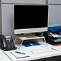 Mind Reader Monitor Stand with Paper Tray, Up to 33 lbs., Metal Mesh, Silver (MESHMONSTA-SIL)~#|#~8D2F5361-59C5-4799-9CA7CB993A7298CA_sc7