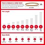 Staples Rubber Bands, Size #54, 1/4 lb. Bag - Mid-Size Economy Bands for Office Organization~#|#~8D3091AB-0656-4B1D-AC1C97CA4B644AA4_sc7