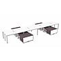Boss Office Products Simple System 66"W Desk with Storage Cabinet, White, 8/Set (SGSD026-102-WT)~#|#~8D35E3ED-C77B-4F89-97F3CC07855E0D2D_sc7