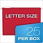 Pendaflex Reinforced Hanging File Folders, 1/5 Tab, Letter Size, Assorted Colors, 25/Box (PFX 4152 1/5 ASST)~#|#~8D36AD7B-E81D-4923-A78AA1BA1A69CE48_sc7