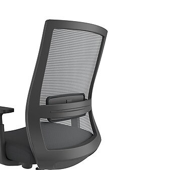 Union & Scale Prestige Marrett Ergonomic Fabric Swivel Task Chair, Black (UN53249)