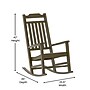 Flash Furniture Winston All-Weather Rocking Chair, Mahogany, 2/Pack (2JJC14703MHG)~#|#~8D3CAD76-F9CC-4BCF-8457501E7497B738_sc7
