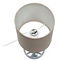 Simple Designs 11.81" LED Table Lamp, Brushed Nickel/Gray (LT2007-GRY-24PK)~#|#~8D3D0B42-301D-4445-A78E420E58211A43_sc7