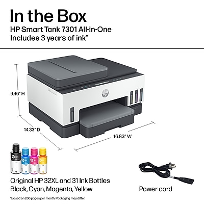 HP Smart Tank 7301 Printer - Thumbnail 4