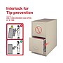 Staples 2-Drawer Vertical File Cabinet, Locking, Letter, Putty/Beige, 26.5"D (13440D-CC)~#|#~8D4C1186-00BD-445D-AE8AD8059D48258B_sc7