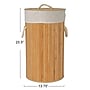 Household Essentials 15-Gallon 1-Section Hamper with Lid, Bamboo, Natural (HE1218)~#|#~8D4D5FB8-C757-49DC-A948B896403F14C0_sc7