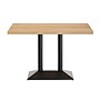 Flash Furniture Bennett Wooden Commercial Indoor Table, 48" x 30", Natural Top/Black Base (GSF3048NTTB002B)~#|#~8D522AF6-1929-4797-91D5E40758306856_sc7