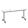Correll 72"W x 24"D Adjustable Foldable Rectangular Training Room Table, Laminate, With Wheels, Frosty White Dry Erase~#|#~8D55E897-C356-44FF-B240B180CED0CDA0_sc7