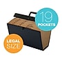 Pendaflex Paper Stock Accordion File, Alphabetical/Subject Index, 19-Pocket, Legal, Assorted Colors (11170)~#|#~8D562A4B-0741-4EAF-90CFB7FB89C2DAF1_sc7