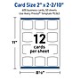 Avery Arched Square Business Cards, Glossy White, 600/Pack (19479399097)~#|#~8D5E73A3-778D-4950-8EE008C347848659_sc7