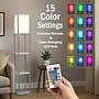Simple Designs Etagere Organizer 62.5" Floor Lamp with Rectangular Shade, Gray (LF1037-GRY-CCLB)~#|#~8D619701-D3E9-438C-98A0C05DC3C95DB9_sc7