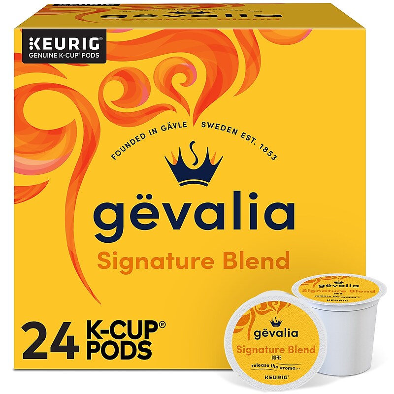 Gevalia Signature Blend Coffee Keurig® K-Cup® Pods, Light Roast, 24/Box (5305) image 1