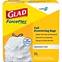 CloroxPro Glad 13 Gallon Drawstring Kitchen Trash Bag, Unscented, Gray, 110 Total Bags (22657)~#|#~8D754991-7850-4FC1-B7ABE6BFC8BF2EA3_sc7