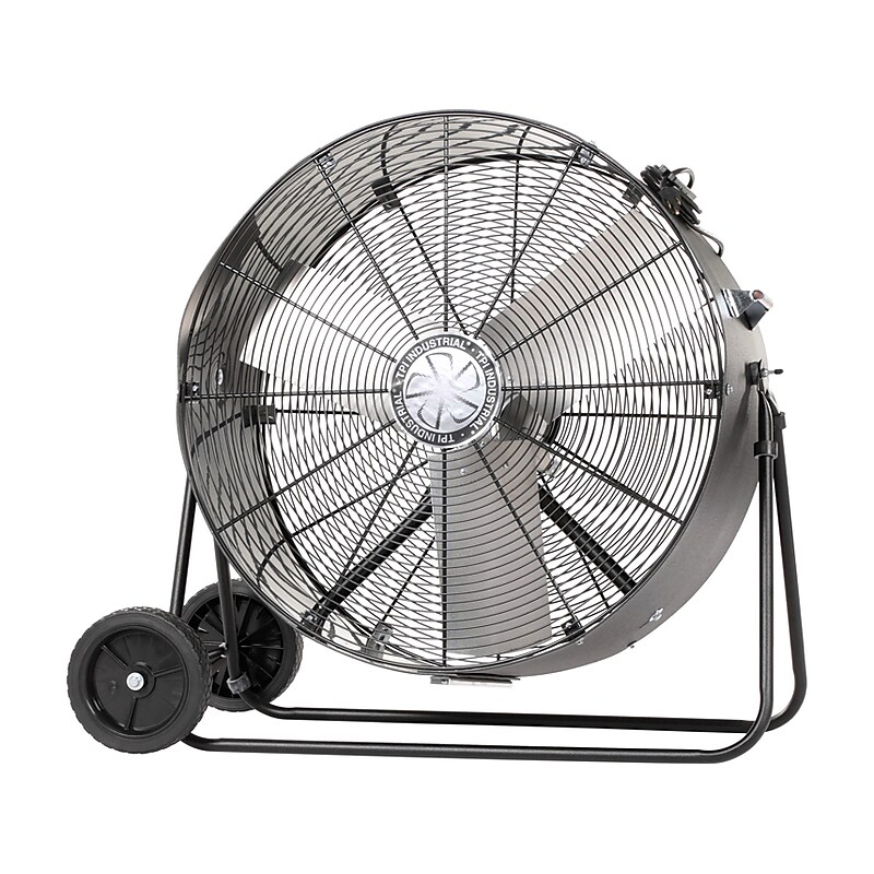 TPI PBX 30" Industrial Portable Floor Fan, 2-Speed, Black (08213602) image 1