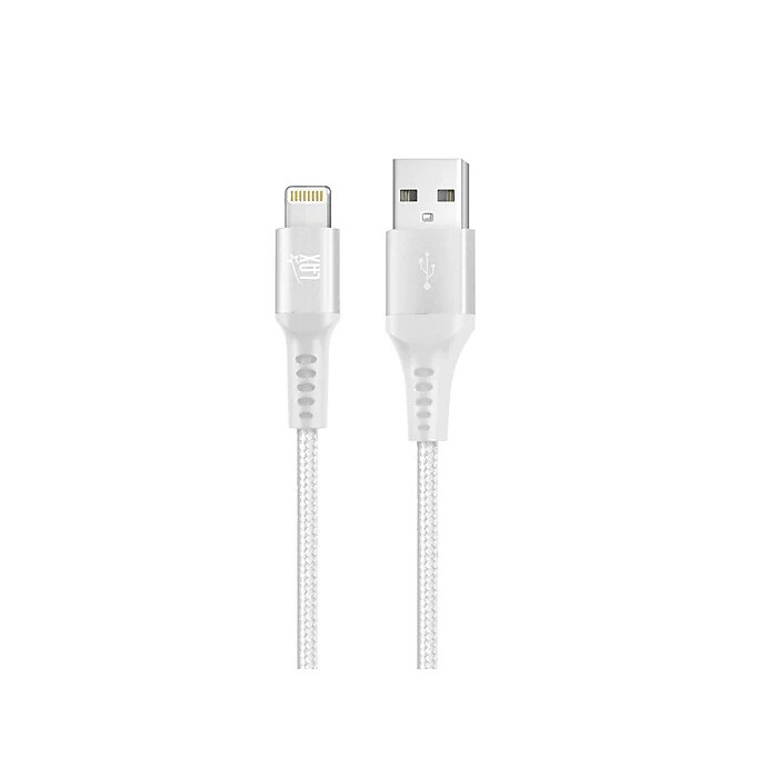 LAX Gadgets Lightning to USB-A Charging Cable, 10 (MFI10FTSLV