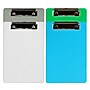 JAM Paper Plastic Clipboard, Mini Size, Assorted Colors, 4/Pack (331CPiassrt)~#|#~8D7BF78C-385D-461A-92600EF992001877_sc7