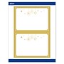 Avery Gold-Metallic Ornaments General Use Blank Cards, White, 20/Pack (S00-FH5)~#|#~8D808F78-BC8B-41FF-9101795141BF951D_sc7