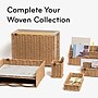 U Brands Somerset Woven Letter Sorter, Letter Size, Brown (6088U01-12)~#|#~8D8ABD5F-C1E8-4D74-A1A16F55A32F321D_sc7