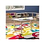 Flash Furniture Bright Beginnings Hercules Trapezoid Table, 47" x 20.75", Height Adjustable, Beech/White (MK-ME088028-GG)~#|#~8D8AEA76-80DD-4B54-8ACBF5F5E8791650_sc7