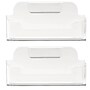 Excello Global Products Horizontal Card Holder, 3" x 2", Horizontal, Table Top/Countertop, Clear Plastic, 2/Pack~#|#~8D8C9DCD-394D-4D6C-904FA1D92685C119_sc7