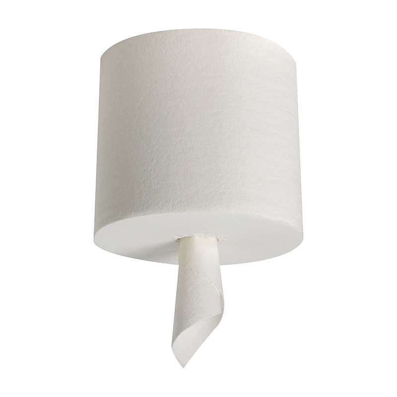 Brawny Professional D400 Durable Fibers Cleaning Wipers, 13.25" x 7.8", White, 260 Sheets/Roll, 4/Carton (20050) image 1