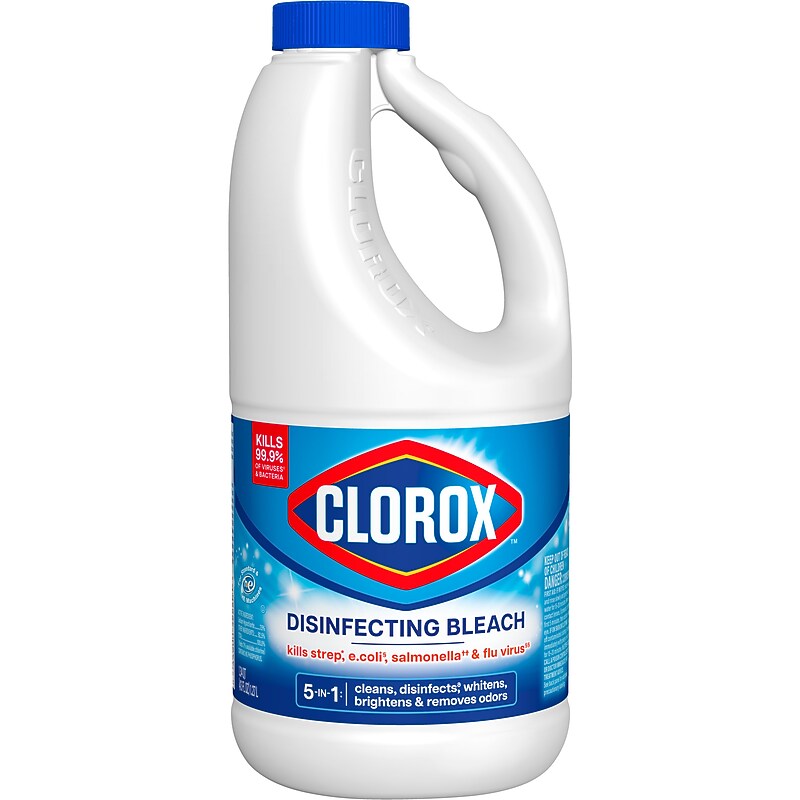 Clorox Disinfecting Bleach, HE Compatible, 43 fl. oz. (32260) image 1