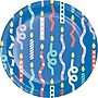 Creative Converting Party Patterns Birthday Candle Dessert Paper Plates, Multicolored, 32/Pack (DTC365081PLT)~#|#~8D9D0BC0-9F01-493A-BCA4D8A2A4DC5886_sc7