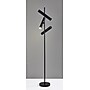 Adesso Greer 71"H Matte Black Floor Lamp with 3 Cylindrical LED Shades (4216-01)~#|#~8D9E9077-C7A4-4182-BFE0AC23562EB8B5_sc7