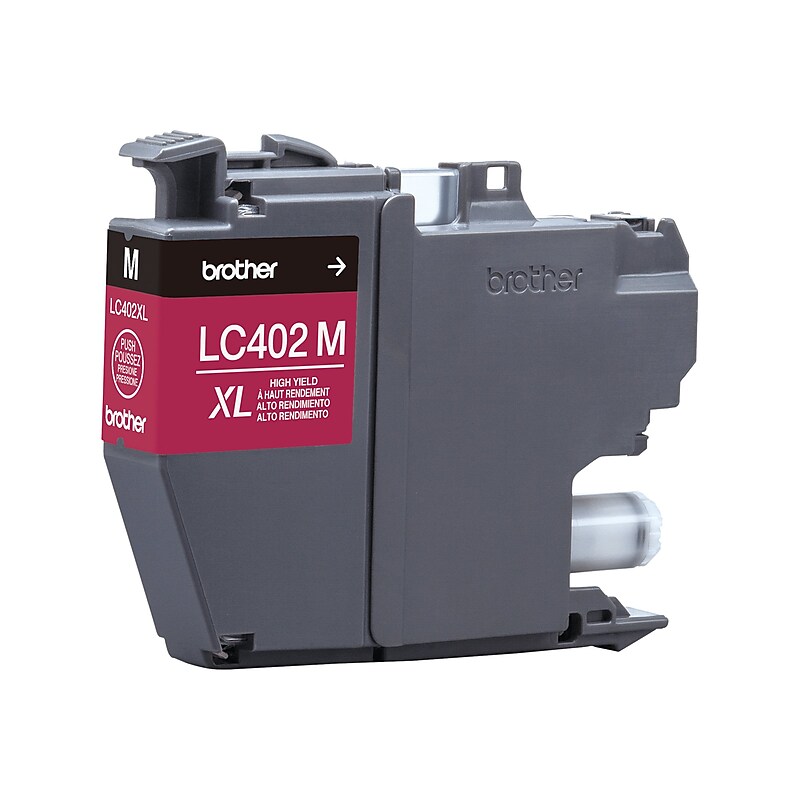 Brother LC402XL Magenta High Yield Ink Cartridge, Prints Up to 1,500 Pages (LC402XLMS) image 1