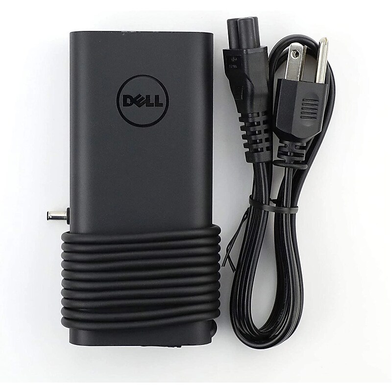 Dell 130W Slim AC Adapter for Dell Precision 15 (5510) Laptop, Black (6TTY6) image 1