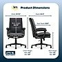 Serta Comfort Modern Ergonomic Bonded Leather Swivel Executive Chair, Black (CHR10132A)~#|#~8DAEB587-60C2-4DD0-9005CAC39CA0163A_sc7