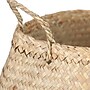 Storied Home Handwoven Seagrass Basket Storage with Handles, Natural (A90908373)~#|#~8DB1EE5E-7679-4D8F-9396B2C3C6903B1B_sc7
