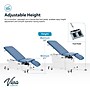 Viva Comfort XRO Electric Height and Back Adjustable Exam Table with Stirrups, 600 lb Capacity, Blue (ADI903-24-BLU-MK)~#|#~8DB2D0CD-EE56-4FB0-80FDD0A54065E237_sc7