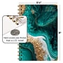2025-2026 Global Printed Products Teal Gold Marble 5.5" x 8" Academic Weekly & Monthly Planner, Paper Cover~#|#~8DB6E9B6-B5DB-4BD6-829224EAD3E7D32D_sc7