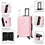 InUSA Vasty 30.31" Hardside Suitcase, 4-Wheeled Spinner, TSA Checkpoint Friendly, Pink (IUVAS00L-PNK)~#|#~8DB73954-6CFB-4F23-8B03DD52CA99BFB5_sc7