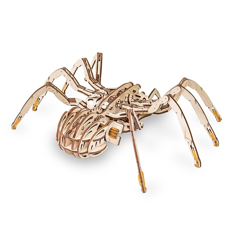 EWA Eco-Wood-Art Spider 3D Wooden STEM Construction Kit, 293 Pieces/Set (AVRAV0523304) image 1