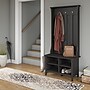 Bush Furniture Salinas Hall Tree with Storage Bench, Vintage Black (SAL001VB)~#|#~8DB9E5DF-6474-4AC3-86DEBFB9D6321AFD_sc7