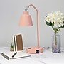 Simple Designs Sleek Essentials LED Desk Lamp, 16", with USB Ports, Blush Pink (LD1071-BPK)~#|#~8DBB5E5C-E885-4ACC-8742F465E22B0143_sc7