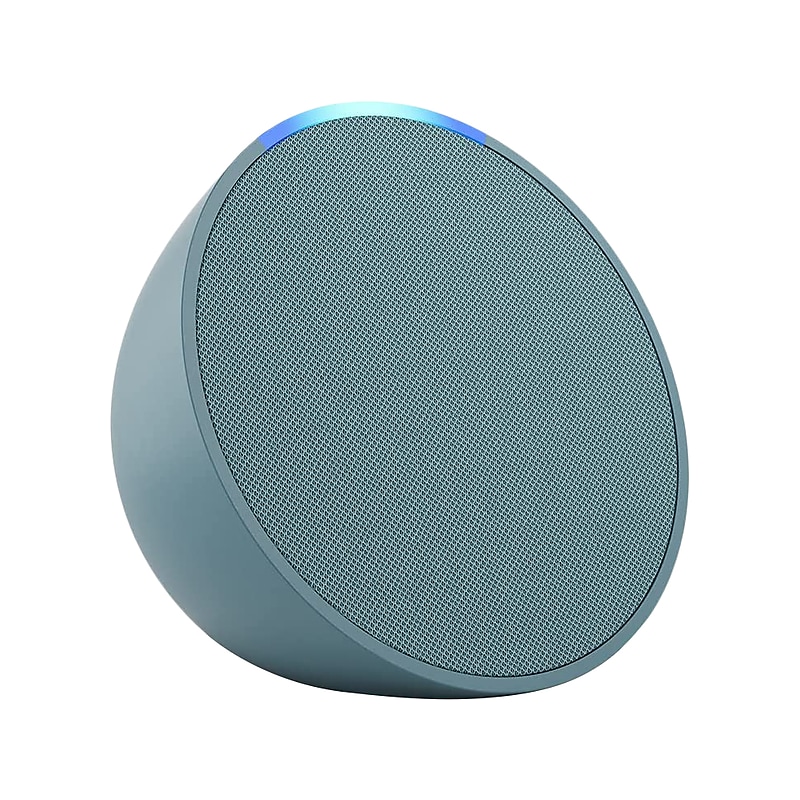 Amazon Echo Pop Bluetooth/Wi-Fi Wireless Smart Speaker with Alexa, Midnight Teal (53-031158) image 1