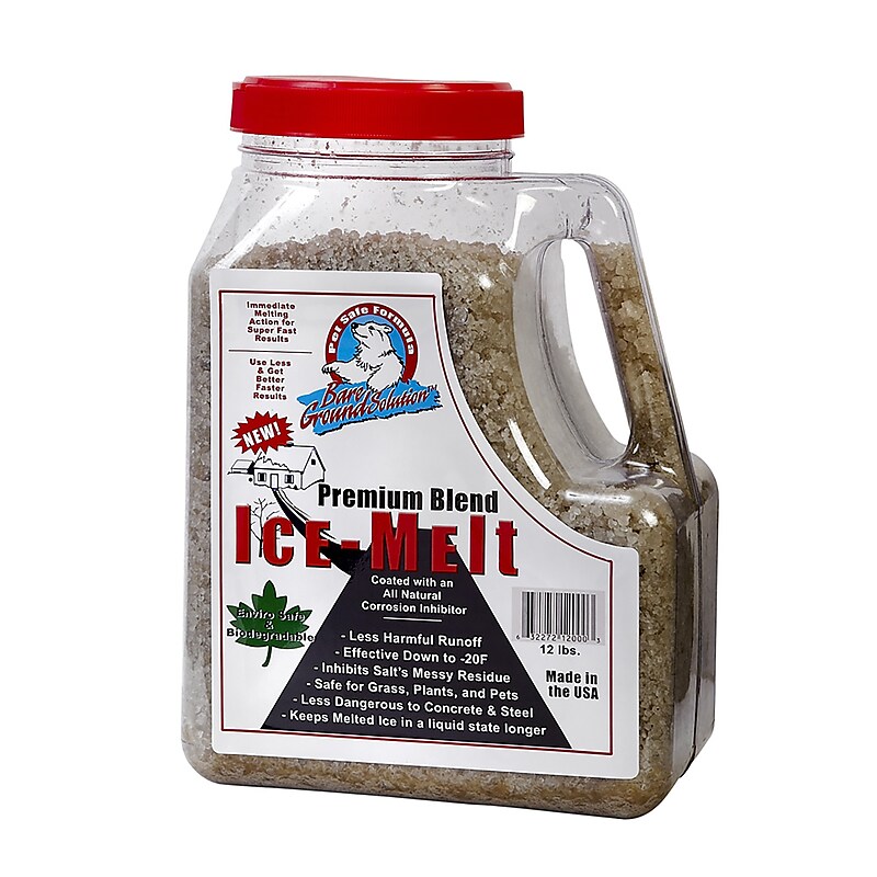 Bare Ground Pet Friendly Ice Melt Pellets, 12 lb. Jug (BGSJ-12) image 1
