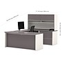 Bestar Connexion 72"W U-Shaped Executive Desk with File Cabinet and Hutch, Slate (93863-59)~#|#~8DBED469-F727-4636-9FC0B5CD89F9BCCF_sc7