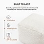 Anji Mountain Cherokee Ivory Fabric Rectangular Pouf Ottoman (AMBPF153-2014)~#|#~8DC00F01-540F-4BFD-A247845BAC37DD71_sc7