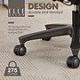 Elle Decor Rivendell AIR Lumbar Ergonomic Vegan Leather Swivel Executive Chair, Black (60124-BLK)~#|#~8DC1A269-0F0A-4649-958A2A3F3CDB6CF8_sc7