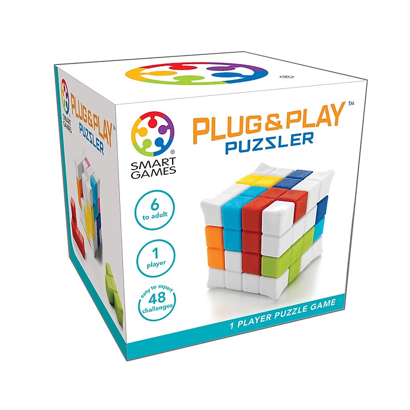 Smart Games Plug & Play Puzzler, Assorted Colors (SG-502US) image 1