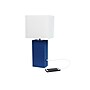 Lalia Home Lexington Table Lamp, Blue Faux Leather (LHT-3012-BL)~#|#~8DC4C09A-BC29-40EA-B9373E3CB4438F6D_sc7