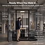 Uncaged Ergonomics Modular Acoustic Office Pod with Ventilation, Lighting and Power, Large, Black (POD-L-Black)~#|#~8DC872D5-4CFF-4B4F-91E9F790DCA8690C_sc7